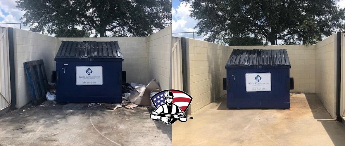 Dumpster Pad Cleaning Pearland